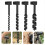 Outdoor Auger Drill Bits Camping BushcraftManual Hole Maker 1