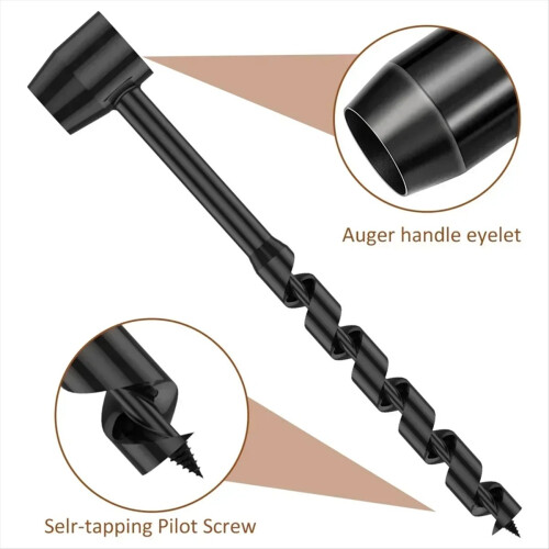 Outdoor Auger Drill Bits Camping BushcraftManual Hole Maker 1