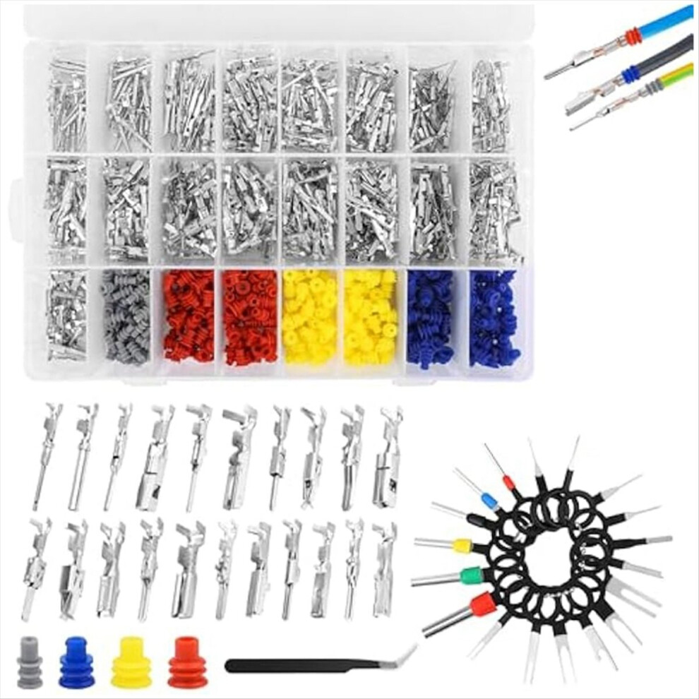 984Pcs Car Electrical Wire Terminal Pins Connector Kit 4852935667706