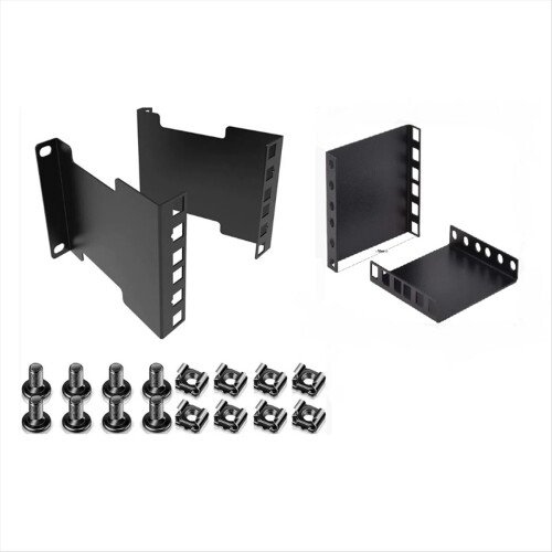 2U Server Rack Depth Extender - Recessed Rack Mount Adapter Kit on OnBuy