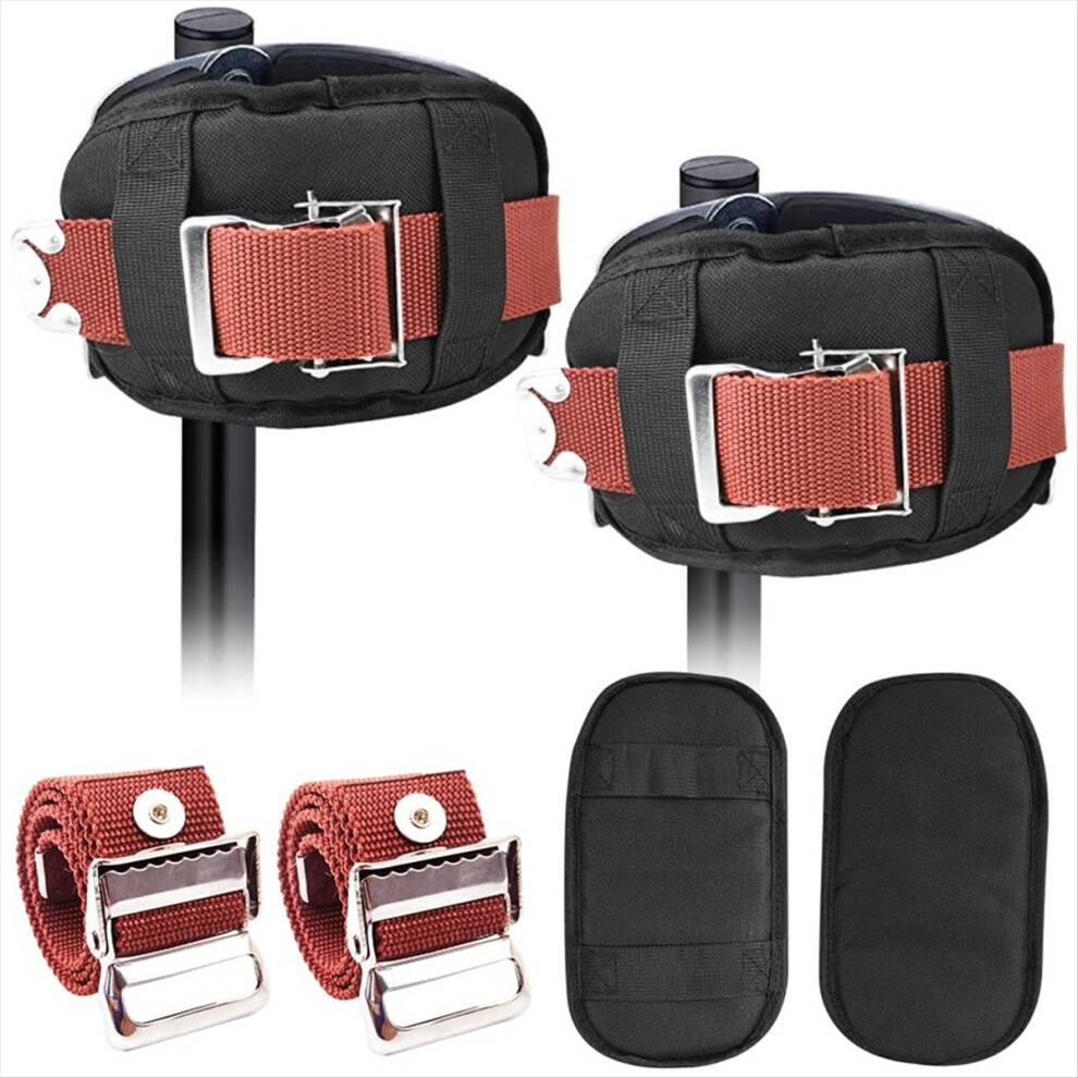 4Pcs Drywall Stilts Leg Band Straps,Adjustable Leg Fixation Strap Kit 4852935673509