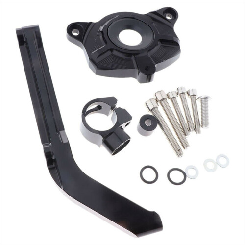 Motorrad Einstellbare Lenkung Dämpfer Stabilisator Halterung Montage Kit 2