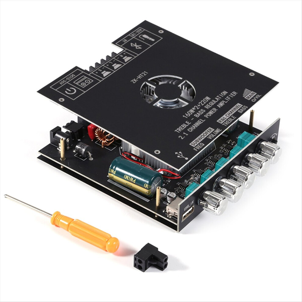 Ht21 2.1 Channel Tda7498e Bluetooth Digital Power Amplifier Module 4852935670102