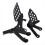 Motorcycle Driver Footpegs Pegs Bracket for CBR600RR 1