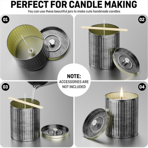 DIY Einfache Kerze Tin Jar Making Kit Drop Seal Familie Handmade B 2
