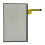 Écran tactile de navigation 8 pouces LTA080B922F, LTA080B451F pour 3