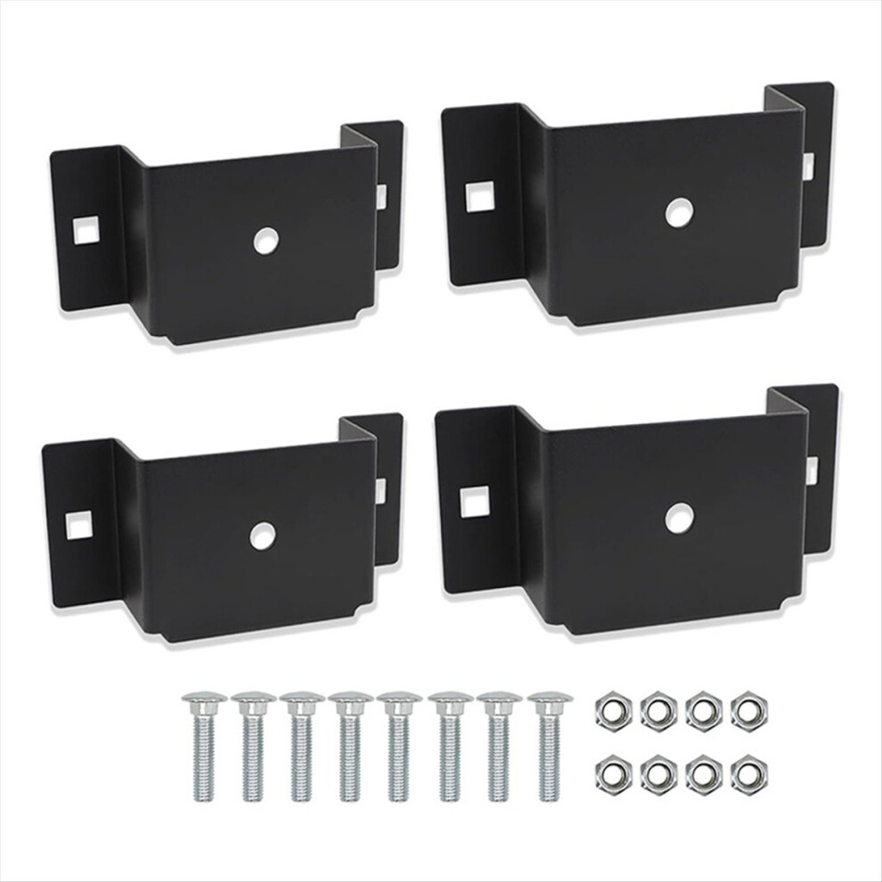 4Pcs Trailer Stake Pocket Bracket For 2Inch X 4Inch Lumber 4852935677293