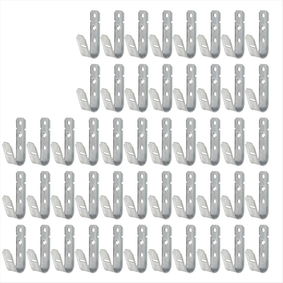 50 Pcs Cable Support J-Hook 3/4 Inch 4852935677446
