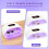 Luz UV para resina, luz UV lateral com lanterna UV 2