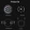 Magnetic Phone Cooler USB Fan RGB Light Temp Control for Gaming 6