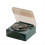 Retro Vinyl Wireless Bluetooth Speaker Clock Record Player Green 1