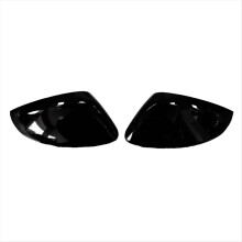 Per 2008 208 2019-2025 Specchietto retrovisore Nero lucido