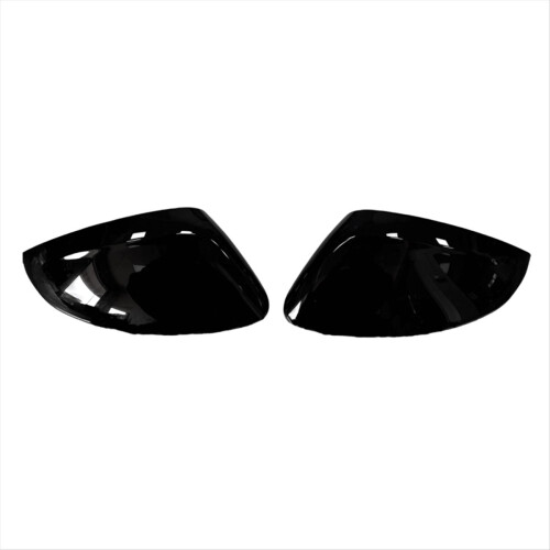 Per 2008 208 2019-2025 Specchietto retrovisore Nero lucido