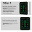 Air Quality Detector 12 in 1 Air Quality Tester Temperature Black 7