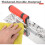 4 Pcs Tile Tools Stainless Steel Square Notched Trowel Set 5