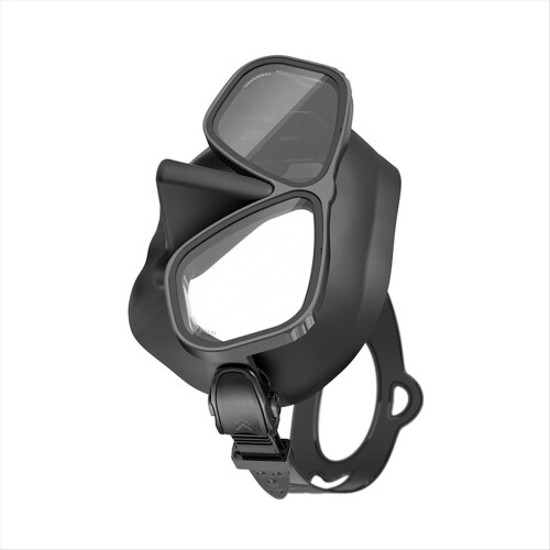 Masque de plongée antibuée, protection du nez, masque de plongée noir 1
