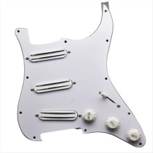Prewired SSS Pickguard Kit for Guitar Dual Hot Rail Humbucker