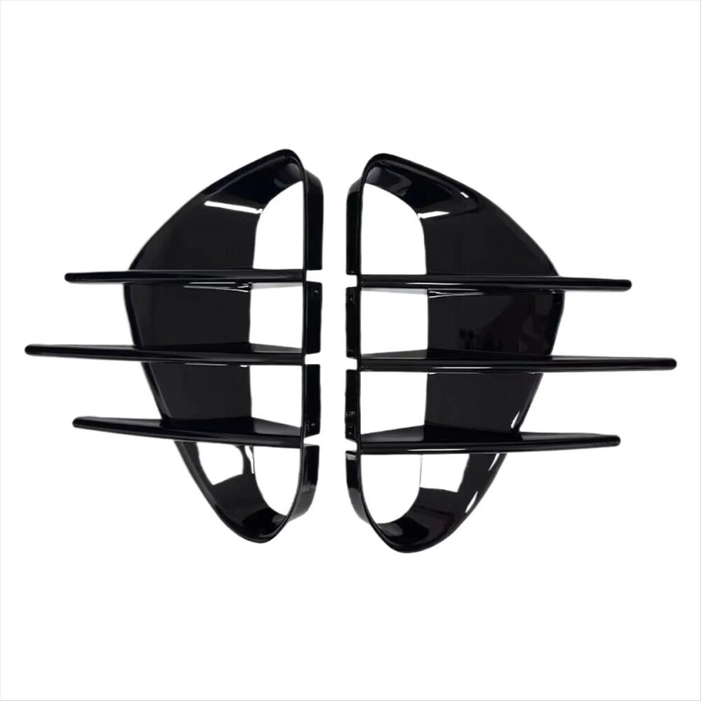 Bumper Side Vent Spoiler Canard Covers For Black 4852935685656
