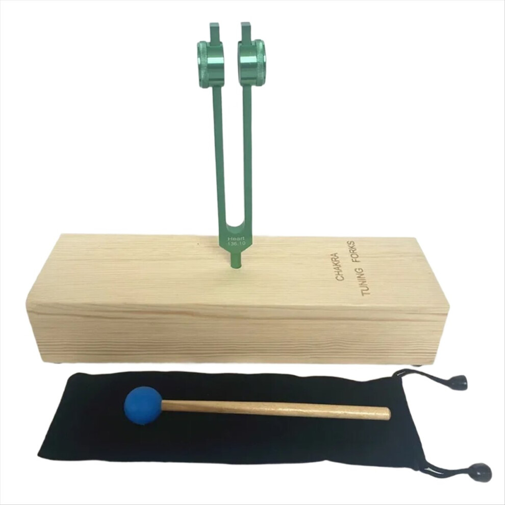 Markenlos Healing Tuning Fork Chakra Fretboard Tuning Forks 136.1 Tuning Forks