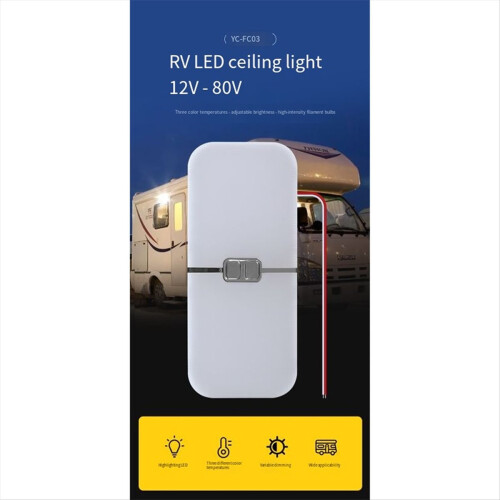 Luzes TEM Campers de 3 cores com 204 LEDs para trailer de RV 1