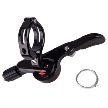 Mando a distancia para tija de sillín de bicicleta, color negro