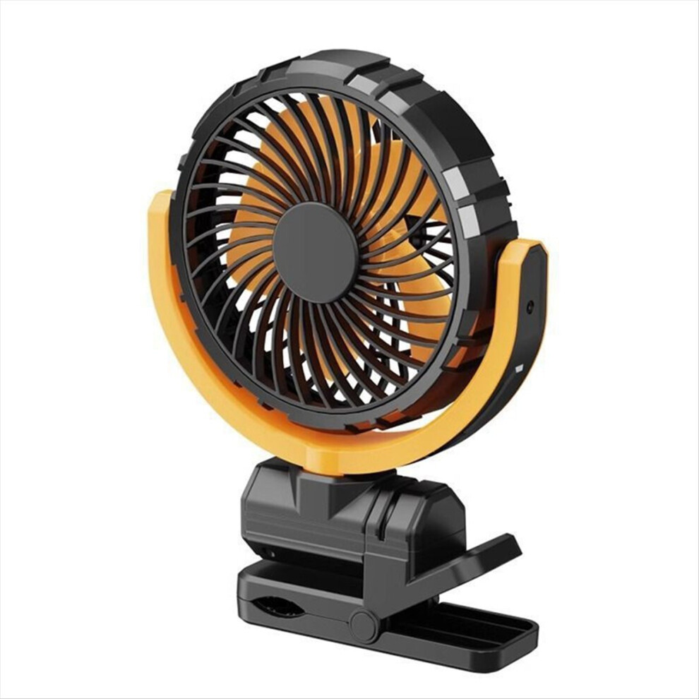 Portable Car Clip On Fan Battery Operated Wind 900 Rotate Quiet 4852935693255