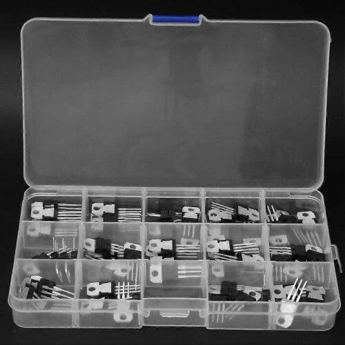 70PCS 14 Values Three Terminal Positive &amp; Negative Voltage Regulator Transistor Set 1