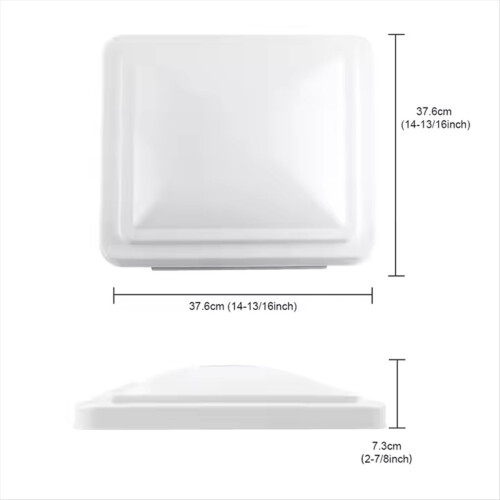 Tampa de ventilação de teto de RV 14x14 polegadas para trailer/motorhome 2
