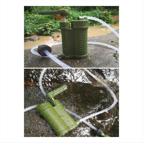 Outdoor Mini Portable Water Filter Pump High Flow, 1