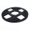 10Inch Empty Tape Reel 4 Hole Aluminum Empty Disc Opening Reel Black 1