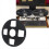 10Inch Empty Tape Reel 4 Hole Aluminum Empty Disc Opening Reel Black 4