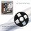 10Inch Empty Tape Reel 4 Hole Aluminum Empty Disc Opening Reel Black 5