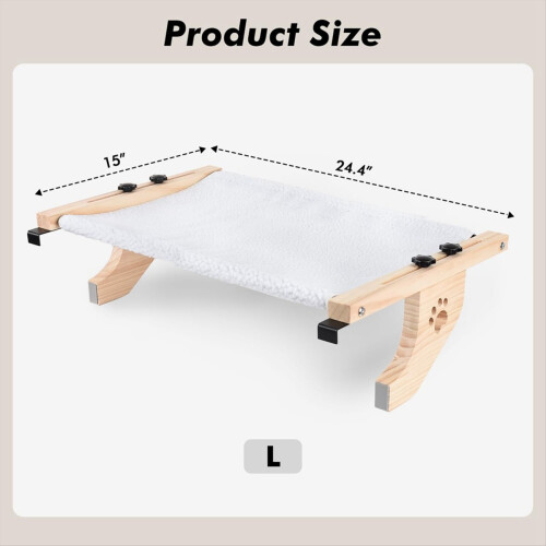 Cat Sill Window Perch Sturdy Cat Hammock Window Seat 2
