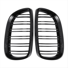 2 stuks voorbumper nieren dubbele vinnen sportgrille