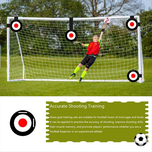 Soccer Target Discs Football Goal Practice Kicking Accuracy Training 2
