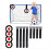 Soccer Target Discs Football Goal Practice Kicking Accuracy Training 5