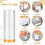 6 rollen voorgetapete afplakfolie, 60 inch x 65 ft, schildersplastic 4