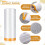 6 rollen voorgetapete afplakfolie, 60 inch x 65 ft, schildersplastic 6