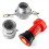 Fire Hose Nozzle,1-1/2inch NPSH HeavyDuty Industrial Fire Hose 6