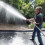 Fire Hose Nozzle,1-1/2inch NPSH HeavyDuty Industrial Fire Hose 5