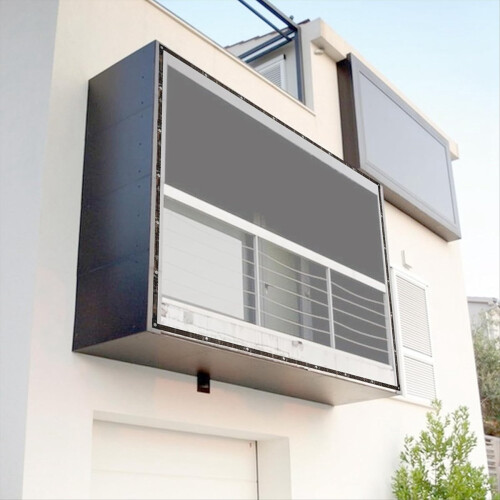 10x12 FT Διαφανής μουσαμάς βαρέως τύπου, αδιάβροχος, διαφανής μουσαμάς με ροδέλες 2