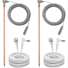 Copper Ground Rod with 40ft Female Ground Wire,Ground Rod Kit