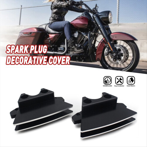 Motorcycle Engine Spark Plug Trim Cover for M8 Touring Road 2
