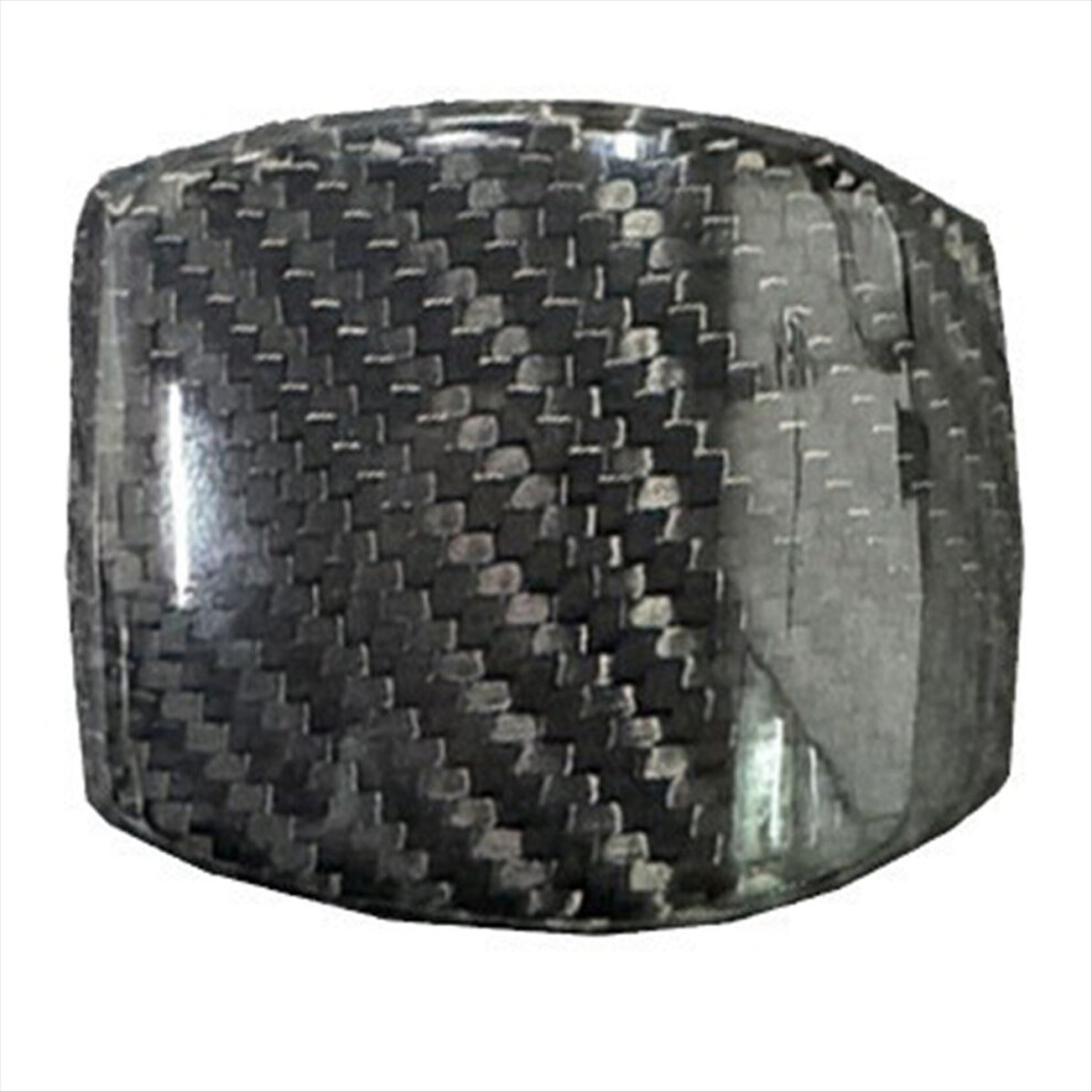 Car Real Carbon Fiber Gear Shift Knob Cover Trim For Prado Light 4852935609294