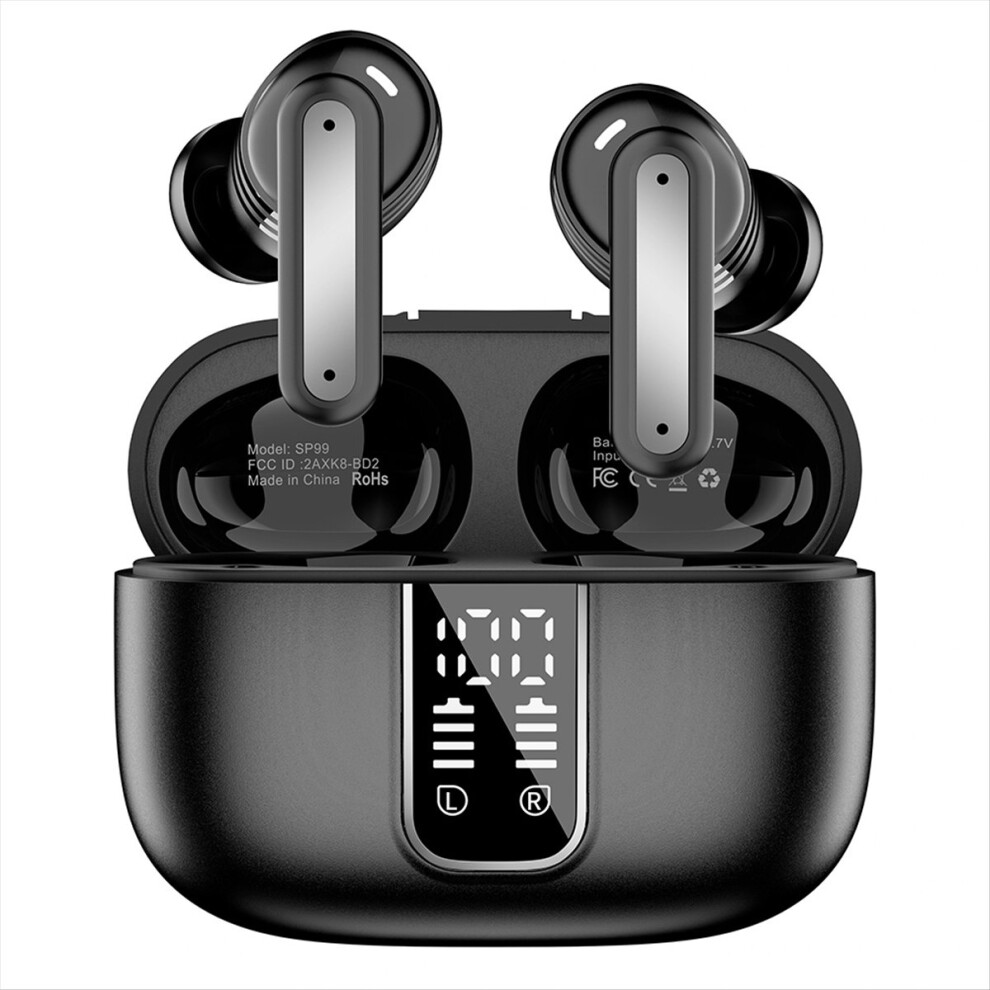 Sp99 Ai Translation Headset Video Voice Call Ai Real-Time Black 4852935613215