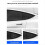 Car Rear Shutter Window Cover For Model Y Gloss Black 2