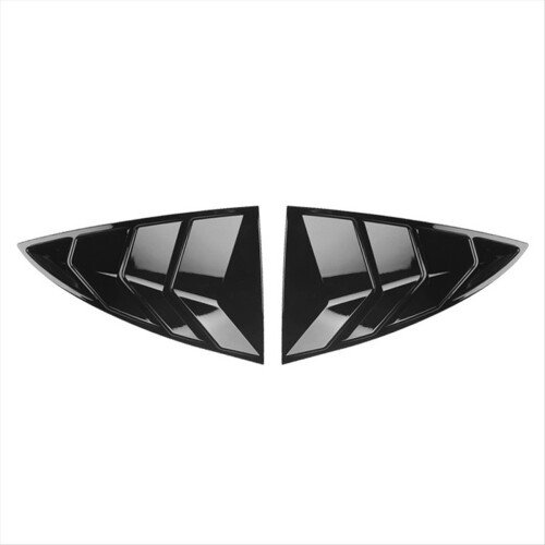 Car Rear Shutter Window Cover For Model Y Gloss Black
