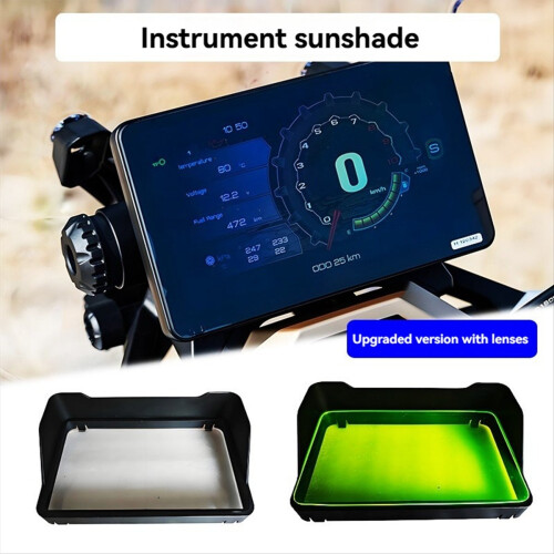 Accessoires moto, housse pare-soleil transparente 2