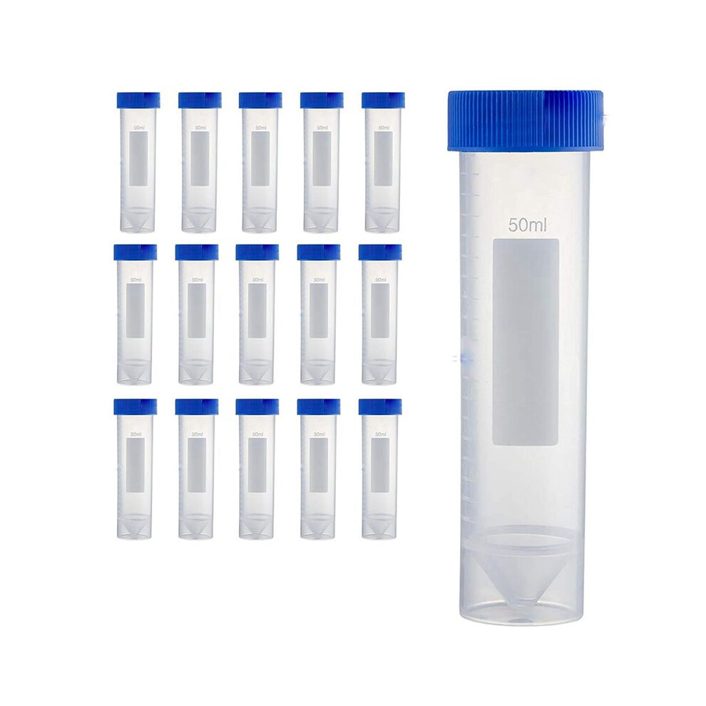 Self Standing Centrifuge Tubes 50ML, [50 Pack] Plastic Test Tube-image-OPC-PHPWF9B-NEW