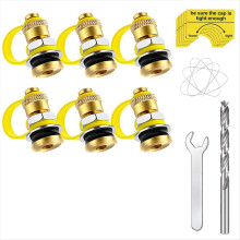 Kit de ventilação para latas de combustível com 6 unidades, para todos os tanques de combustível de latas de gás